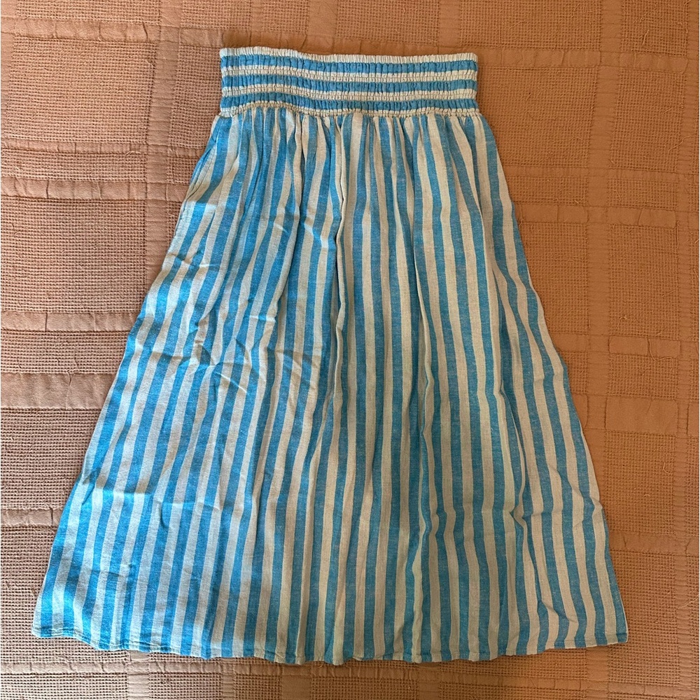 A New Day turquoiseise mid length skirt